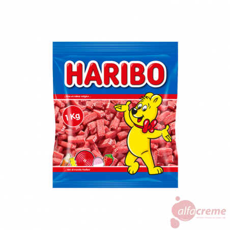 Tijolos Morango Pica Haribo Kg