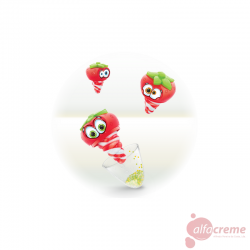 Chupas Strawberry Pop W/24