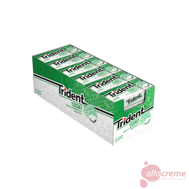 White Spearmint Trident 24
