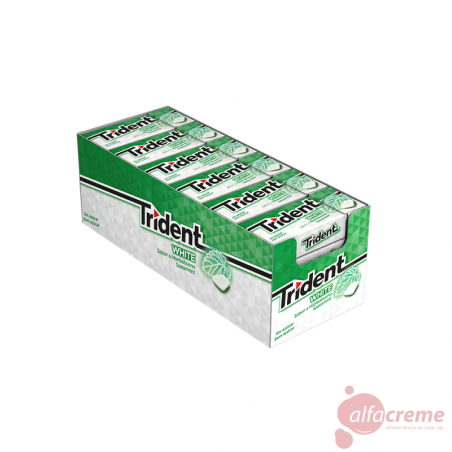 White Spearmint Trident 24