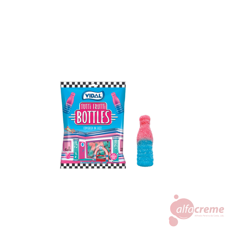 Vidal Tutti Frutti Bottles 100G W/14