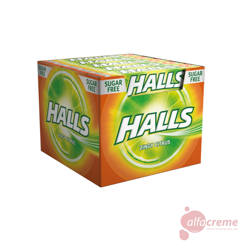 Halls Zingy Citrus C/20