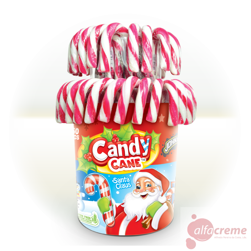 Candy Cane Branco/Vermelho 28 Gr