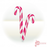 Candy Cane Branco/Vermelho 28 Gr