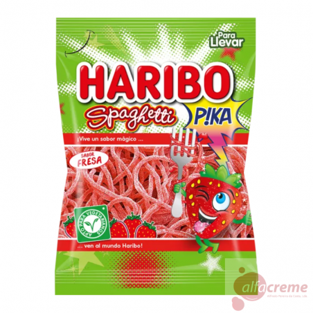 Esparguete Morango Haribo C/18 75Gr