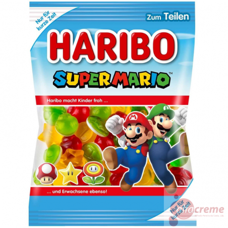 SUPER MÁRIO Haribo 80 Gr C/18