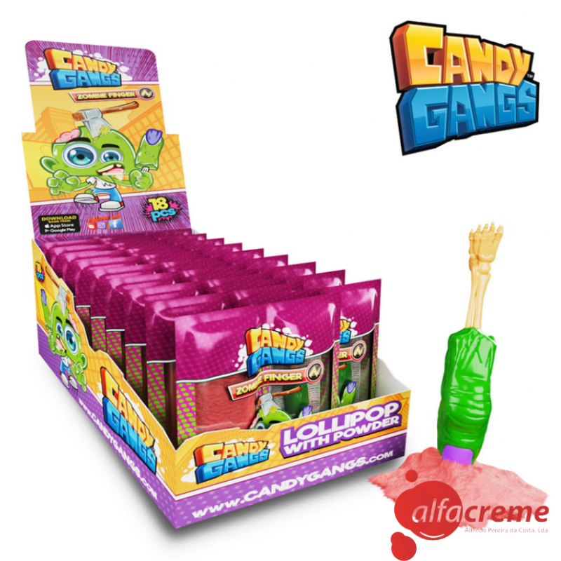 ZOMBIE FINGER Candy Gangs 60 gr W/18