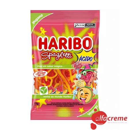 Esparguete Melancia Haribo 75 Gr C/18