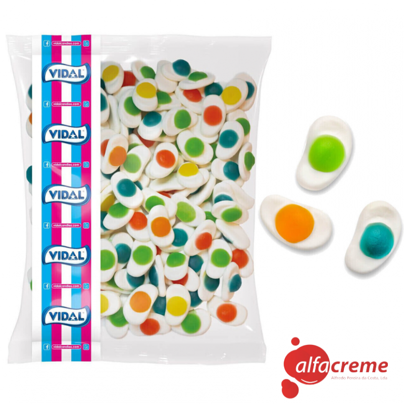 Ovos Estrelados Coloridos Foam Vidal Kg