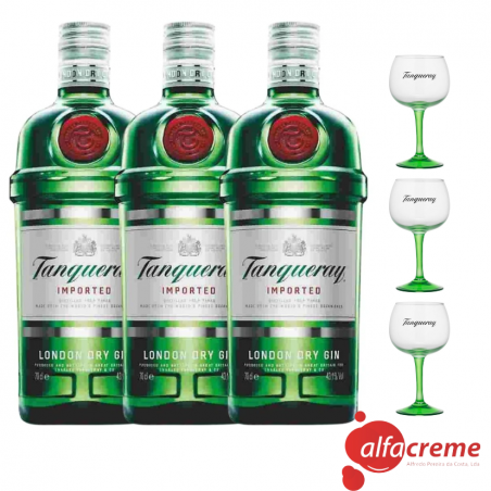 Gin Tanqueray (3gfas+3copos)