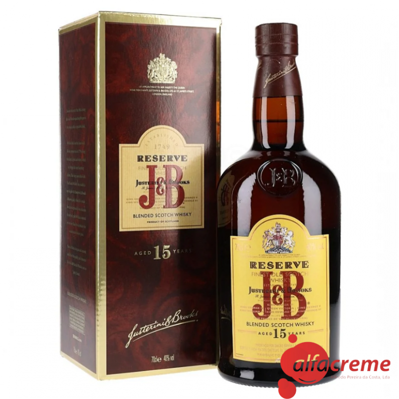 Whisky J&B 15 Años