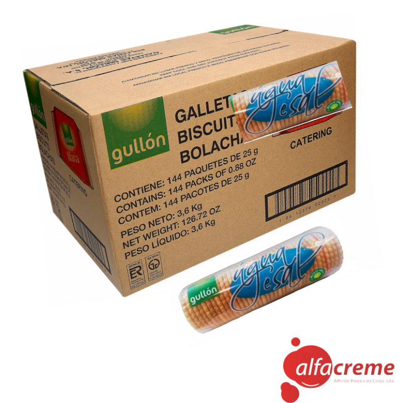 Bol. Agua e Sal Gullon 25 Grs C/180