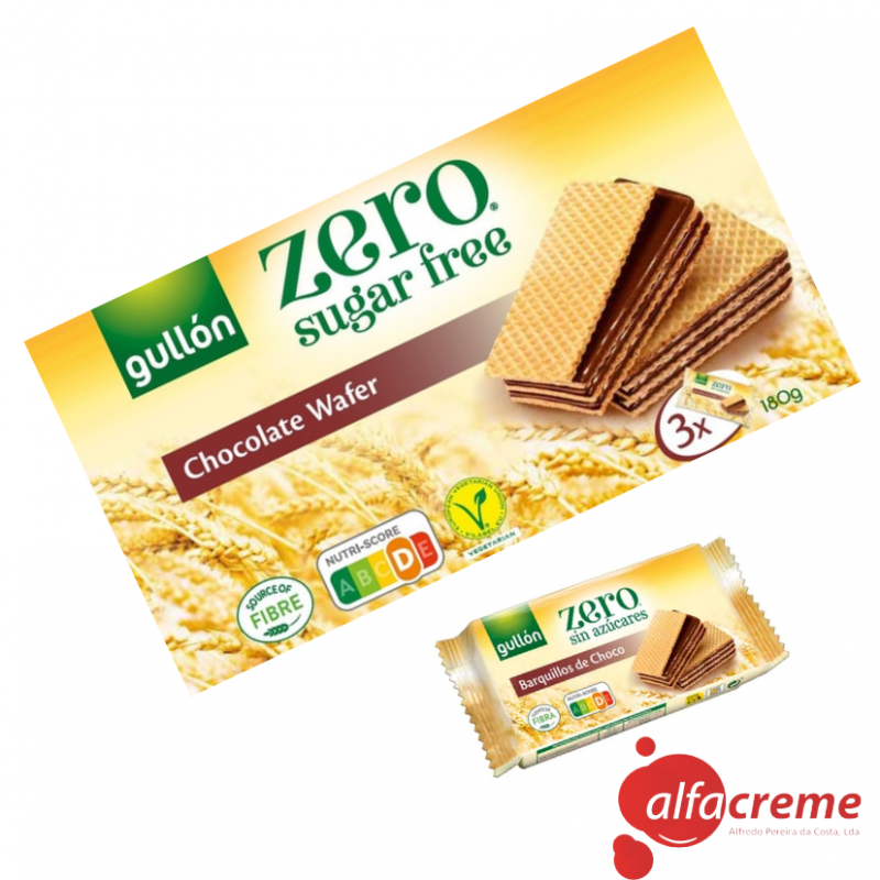 Choc.Waffer S/Açucar 3x60 gr