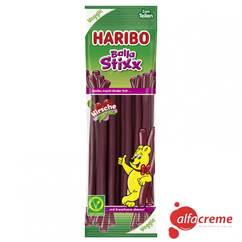 Haribo BALLA STIXX Cherry 200 Gr W/16