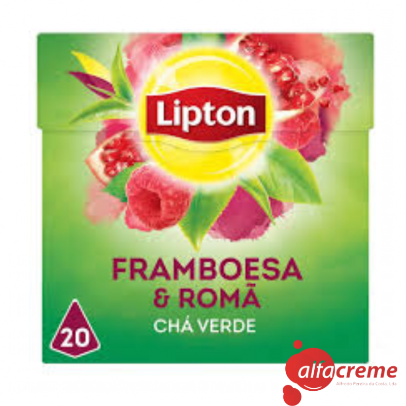 Chá Lipton Raspberry Roma Green W/20