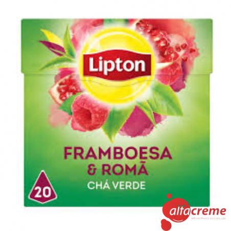 Chá Lipton Raspberry Roma Green W/20
