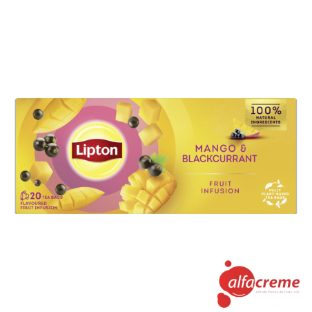 Chá Lipton Manga Groselha Preta C/20