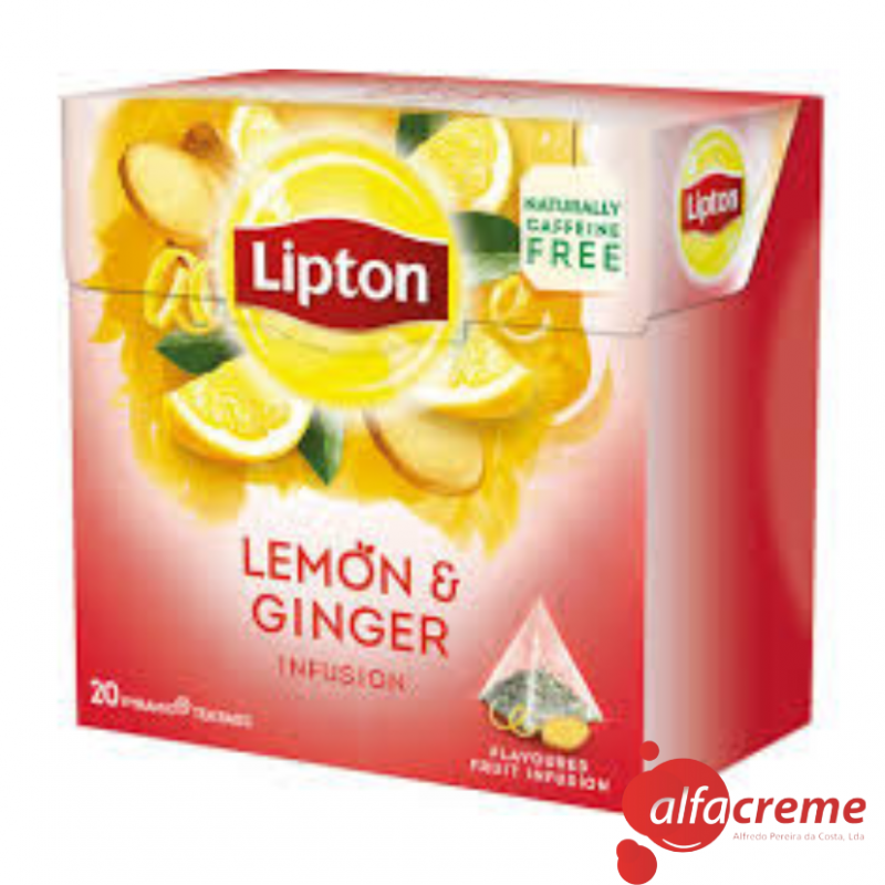 Chá Lipton Limão Gengibre C/20