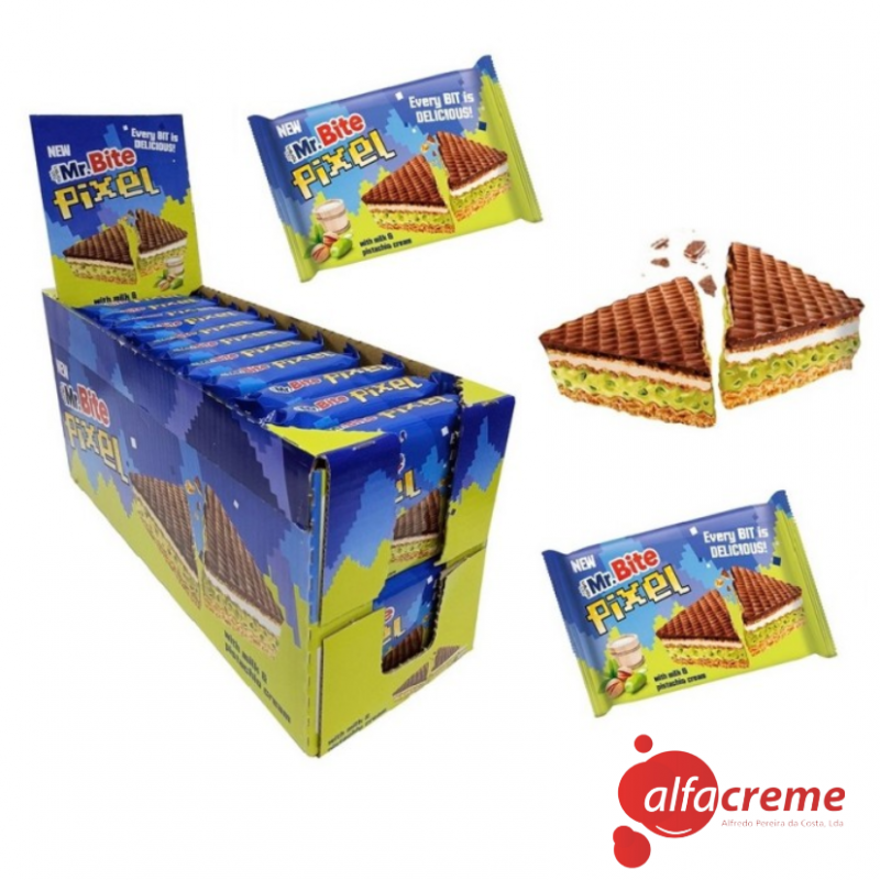 Bolachas MR.BiTE PISTACHIO 28 Gr C/24